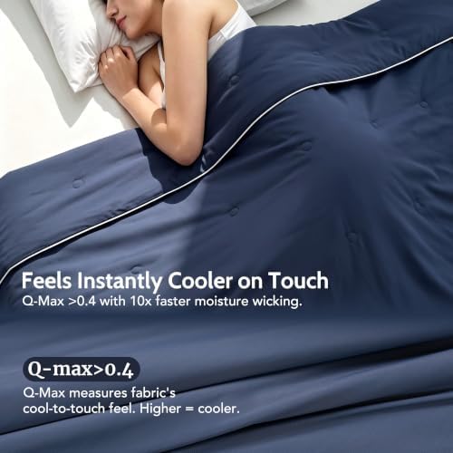 Cooling Comforter Twin/Twin XL Size with Japanese Double-Sided Cold Tech