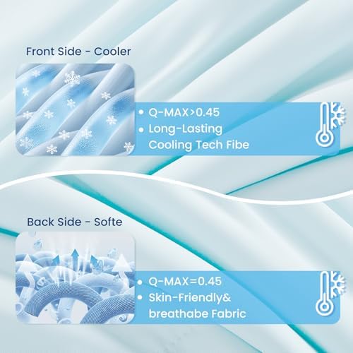 Topcee Cooling Comforter Queen Size -Cooling Blanket for Hot Sleepers