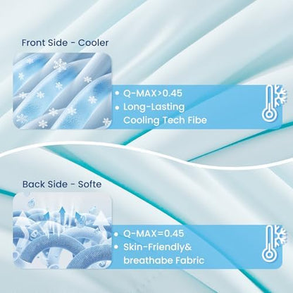 Topcee Cooling Comforter Queen Size -Cooling Blanket for Hot Sleepers