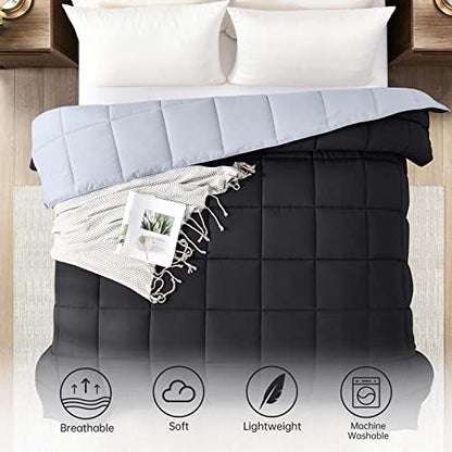 Homelike Moment Oversized Queen Comforter - Bed Duvet Insert Lightweight
