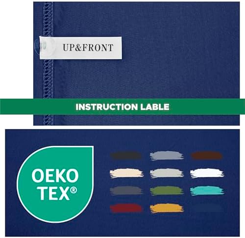 Box Spring Cover Full Size-Navy Stretch Wrap Around 4 Sided Bed Skirt