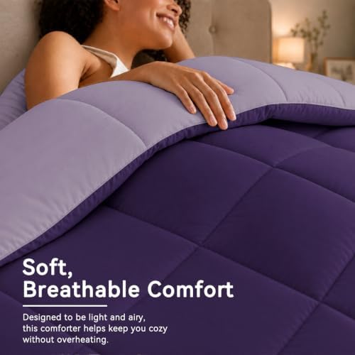 Anluoer Full Size Comforter Sets, 7 Piece Bed in a Bag Full Bedding Sets