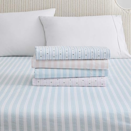 Martha Stewart - King Size Sheet Set with Fitted Sheet & Pillowcases