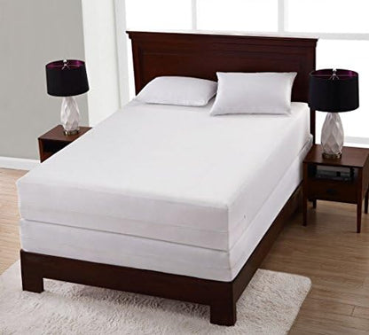 Bed Bug Blocker FRE146XXWHIT01 Mattress Protector, Twin, White