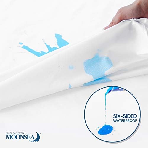 Zippered Waterproof Mattress Protector Full Mattress Encasement
