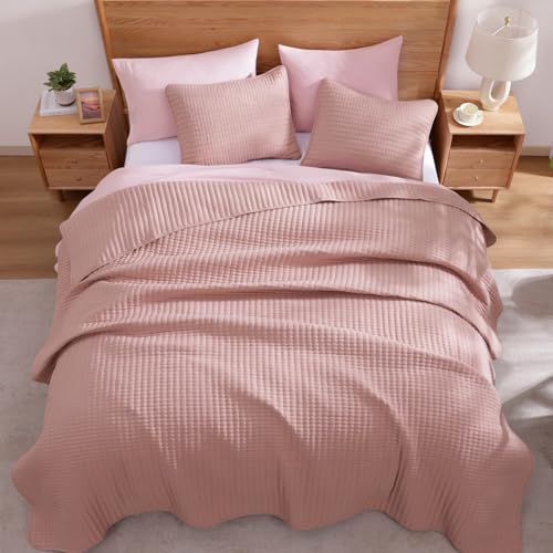 Queen Quilt-Lightweight Bedspreads Rose Red Queen Size Quilt Bedding Set