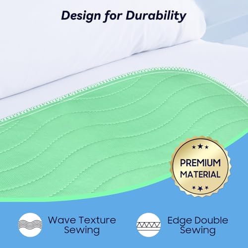 Fygrip 4 Pack 36” x 36” Extra Heavy Absorbency Washable Underpads Bed Pads