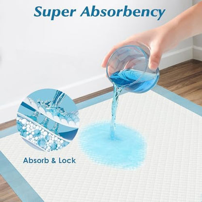 50 Count 36” x 36” Super Absorbency Disposable Underpads