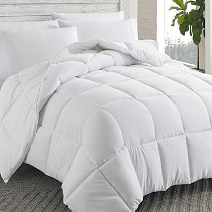 Down Alternative Comforter White Full Size - All Season Duvet Insert