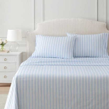 Martha Stewart - Full Size Sheet Set with Fitted Sheet & Pillowcases