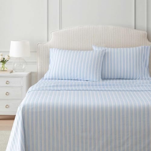 Martha Stewart - King Size Sheet Set with Fitted Sheet & Pillowcases
