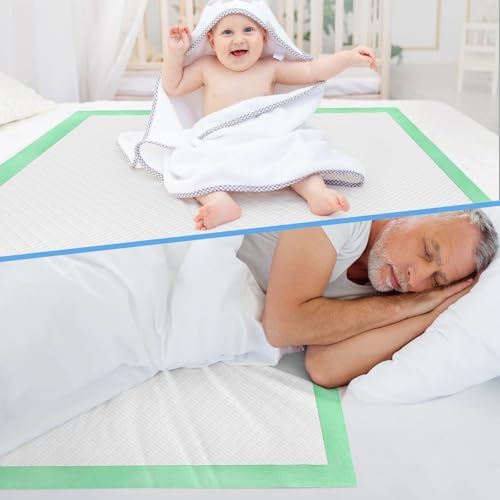 50 Ct Hospital Grade 130 Gram 36” x 36” Max Absorbency Disposable Underpads