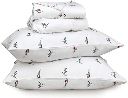 RUVANTI Flannel Sheets King Size, Flurry Friends