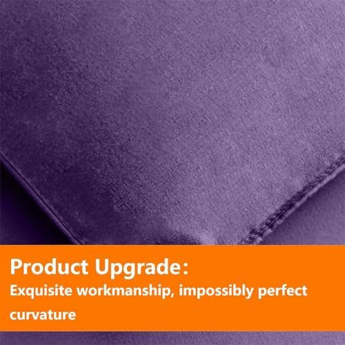 TAIMIT Purple Twin Size Comforter Set - 5 Pieces, Bed in a Bag Bedding Sets with All Season Soft Quilted Warm Fluffy Reversible Comforter,Flat Sheet,Fitted Sheet,1 Pillow Shams,1 Pillowcases
