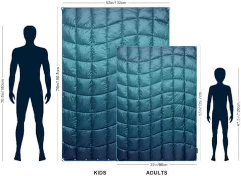 Camping Blanket Puffy Camp Blanket Mini Outdoor Blanket