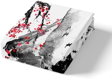 Feelyou Japanese Samurai Duvet Cover Full Size Boys Girls Teens