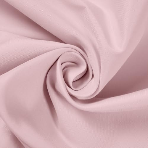 College Dorm Bed Skirt Twin XL 36" Drop, Slit Corner Bedskirt, Dusty Pink