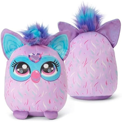 Northwest Furby Starry Rainbows Hugger Pillow & Silk Touch Throw Blanket Set, Stuffed Animal, 50x60 inches and 11 inch Plushie