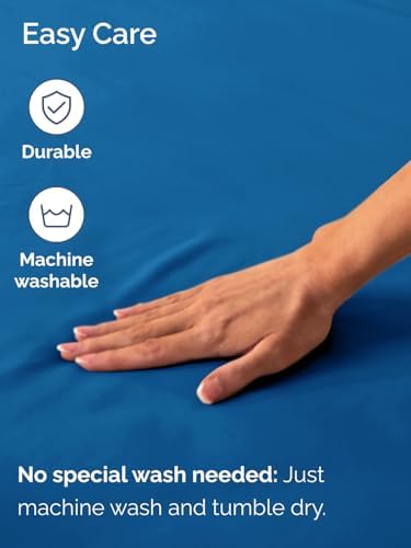 CGK Linens Extra Deep Split King Fitted Sheet Only - Royal Blue