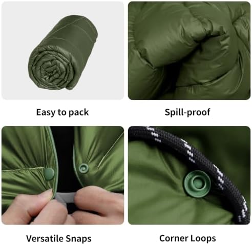 Camping Blanket Puffy Camp Blanket Large Outdoor Blanket