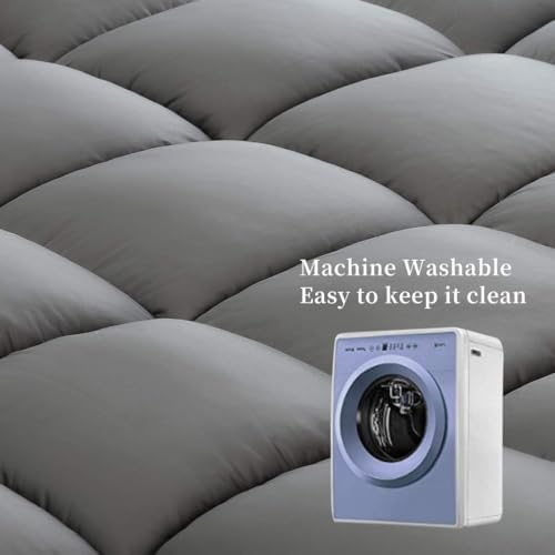 COONP Full Mattress Topper, Extra Thick Pillow Top Mattress Pad Cover