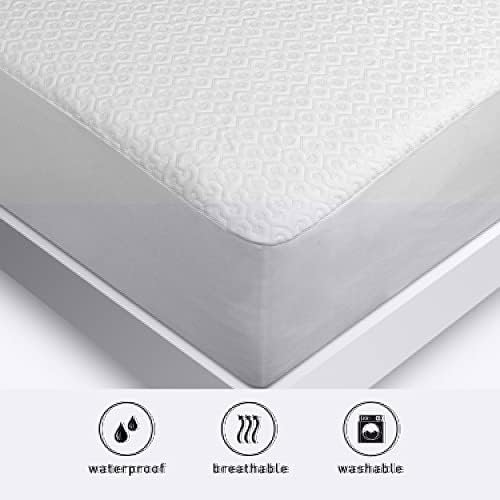 Bedgear Dri-Tec Waterproof Mattress Protector– Cooling Moisture-Wicking Mattress Cover | Breathable Noiseless Mattress Pad with Deep Pocket Fit up to 18" | Adjustable Base & Machine Washable - Twin