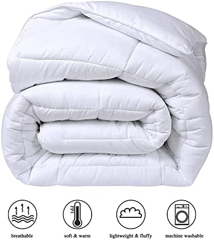 COHOME All-Season Oversized King Cooling Comforter Duvet Insert - White