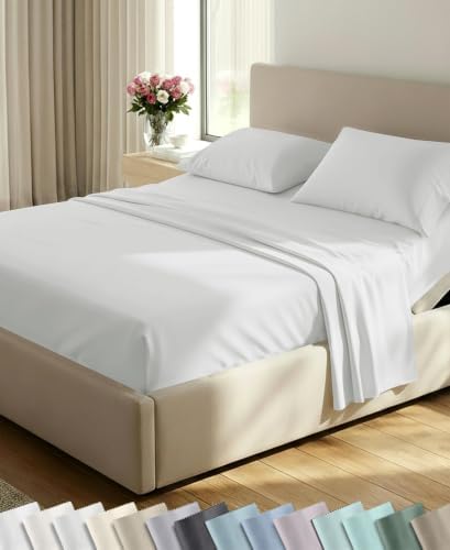 California Design Den 600 Thread Count Split King Bed Sheets Sets, 5 Pcs