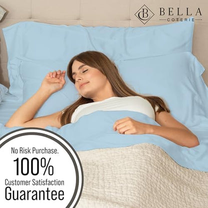 Bella Coterie | Luxury Bamboo Viscose King Size Fitted Sheet Only