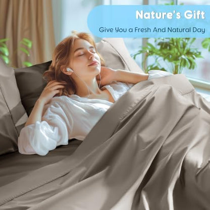 SONORO KATE 1000 Series 100% Egyptian Cotton Queen Sheet Set,4 Pieces
