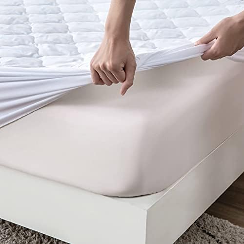 Kingnex Waterproof Quilted Sleeper Sofa Queen Mattress Protector Pad