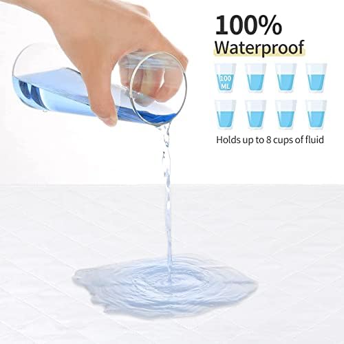 CoolShields Reusable Waterproof Bed Pads Washable Underpads 34 x 52(3 Pack)