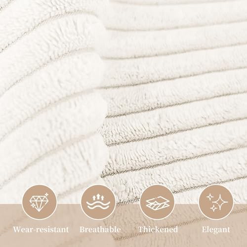 Sasttie Headboard Pillow Queen, Wedge Pillow Headboard, White