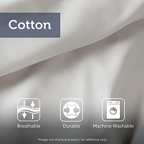 Harbor House 4-Piece Maya Bay Cotton Embroidered Oversized Comforter Set, Cal King, White