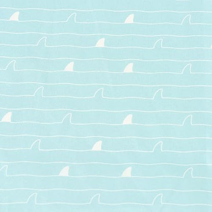 Northwest Classics Twin Sized Shark Adventure 6-Piece Bed in a Bag Set, All Seasons Bedding for Girls and Boys, Comforter, Flat Sheet, Fitted Sheet, Pillowcase, Pillow, Sham