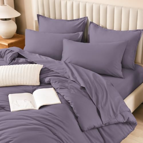 Litanika California King Comforter with Sheets - 7 Pcs Bed in a Bag