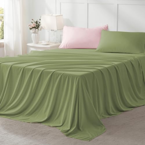 Anluoer Twin Comforter Set, 5 Piece Bed in a Bag Twin Bedding Sets