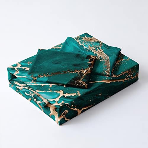 Emerald Green Comforter Cover Full Size Forest Green Pillow Covers Dark Green Duvet Cover Set Green Bed Set Olive Marble Bedding Sets