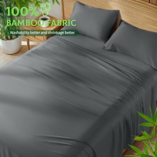 SONORO KATE 100% Viscose Derived from Bamboo_Sheets, Extra Deep Pocket,3PC