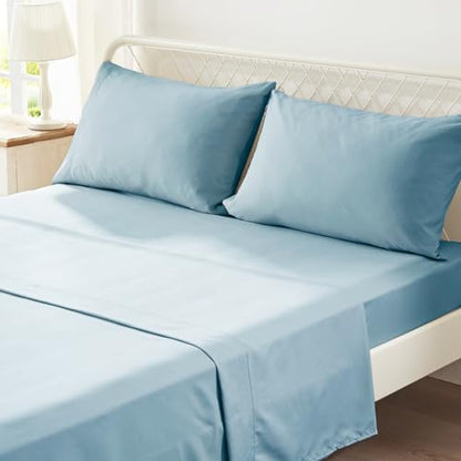 Anluoer Twin Comforter Set 5 Piece,Ruffle Bed in a Bag Twin Bedding Sets