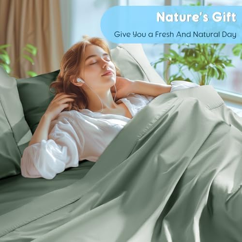 SONORO KATE 1000 Series 100% Egyptian Cotton King Sheet Set,4 Pieces