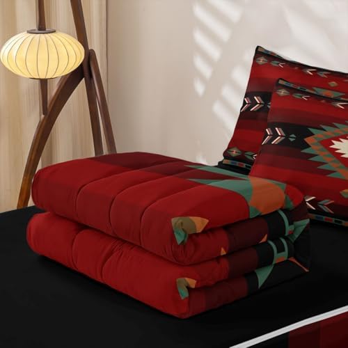 Feelyou Southwest Tribal Comforter Set Full Size Boys Girls Bedding