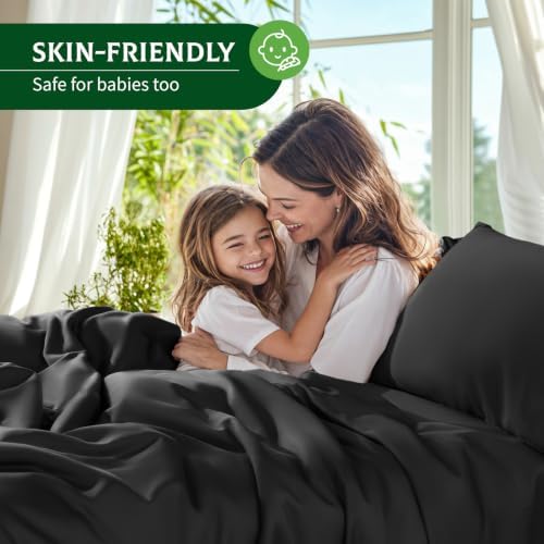 SONORO KATE 100% Viscose Derived from Bamboo_Sheets, Extra Deep Pocket,4PC