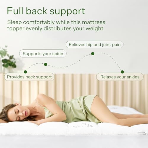 Niagara Sleep Solution King Ultra Soft Mattress Topper — Back Pain Relief