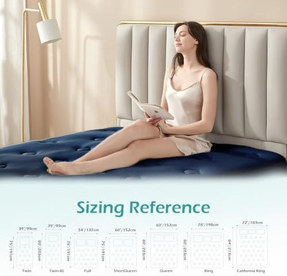 Hansleep California King Mattress Topper Memory Foam, Mattress Pad