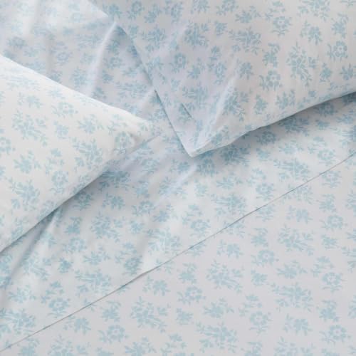 Martha Stewart - King Size Sheet Set with Fitted Sheet & Pillowcases