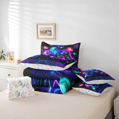 Erosebridal Gaming Gamer Full Bedding Set -