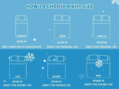 inhand Cooling Blanket Queen Size (90"x90"), Cooling Blankets for Hot Sleepers, Absorbs Heat to Keep Adults Cool for Summer Nights Sweats, Thin Cold Lightweight Blanket for Couch Bed, All Season Use
