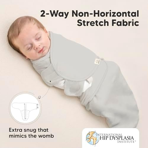KeaBabies 3-Pack Organic Baby Swaddles for Newborns, Infant, Sage, 0-3M
