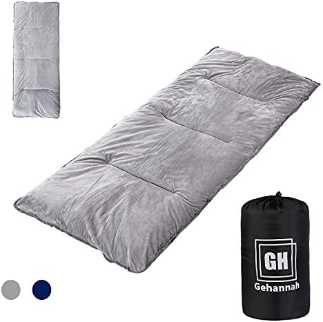 Thick Camping Sleeping Pad, Soft Comfortable Microfiber Camping Cot Pads for Adults, Lightweight Foldable Sleeping mats for Traveling Hiking Backpacking Traveling